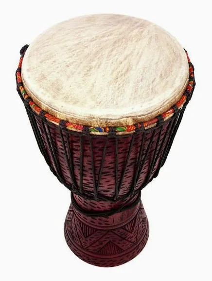 Afroton AD S02L Djembe Leopard Design detail 4