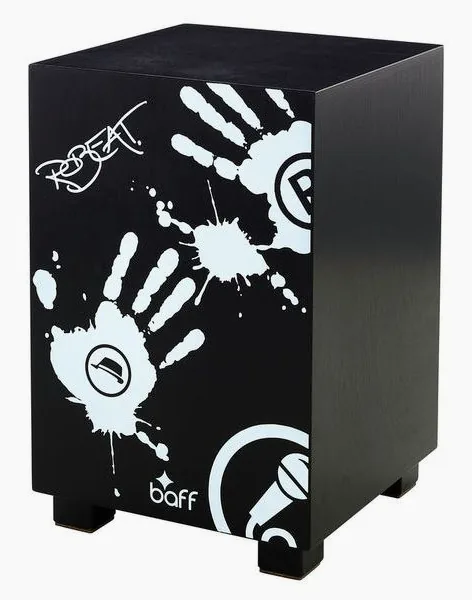 Baff beat Box Robeat Cajon black vooraanzicht
