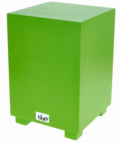 Baff Drumming Stool f Kids 38 Green vooraanzicht