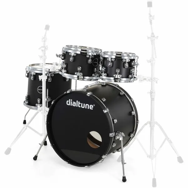 Dialtune 4-pcs Maple Set Matte Black detail 2
