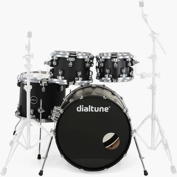 Dialtune 4-pcs Maple Set Matte Black detail 3