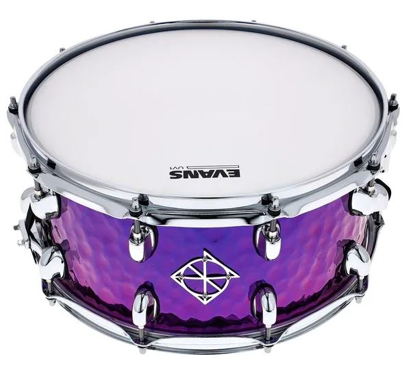 Dixon 14"x6.5" Snare Purple Titanium detail 2