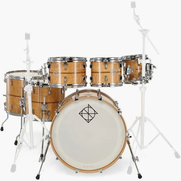 Dixon Artisan Ultra Maple Shell Set detail 3