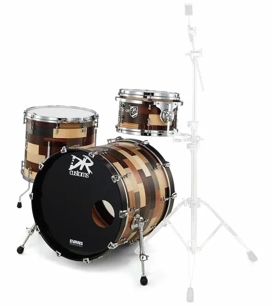 DR Customs Patchwork Drum Set detail 2