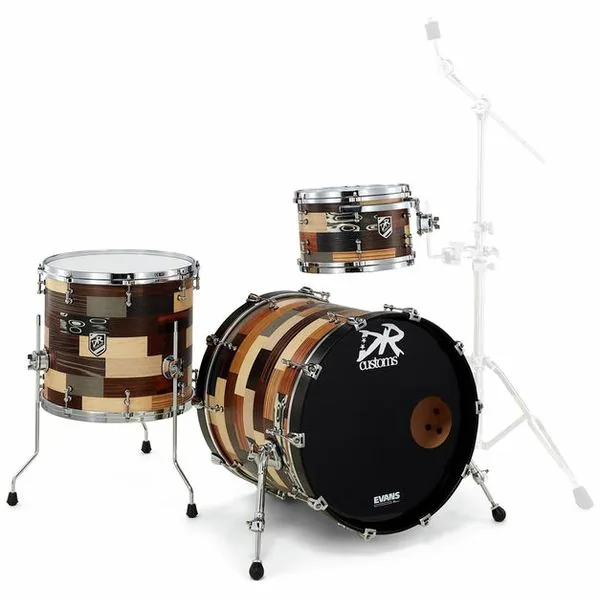 DR Customs Patchwork Drum Set detail 4