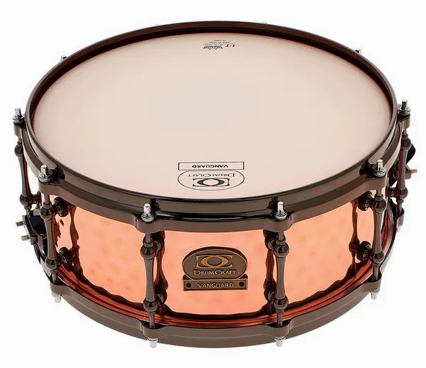 DrumCraft 14"x5,5" Vanguard Snare Copper vooraanzicht