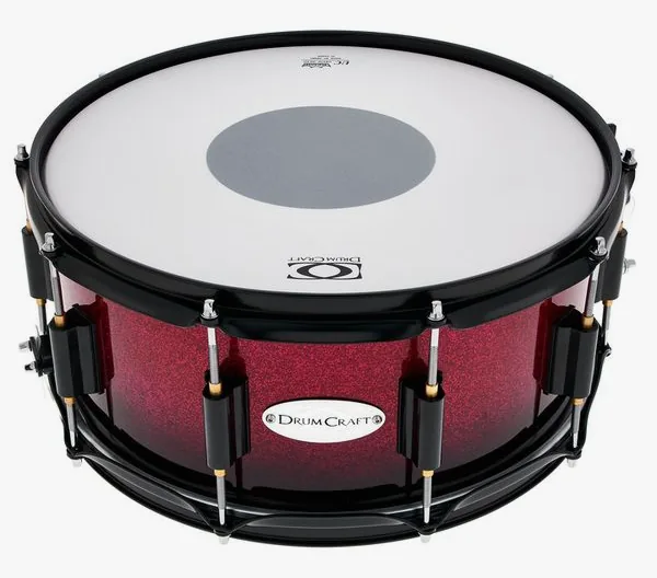 DrumCraft Series 6 14"x6,5" Snare -BP vooraanzicht