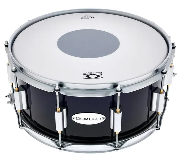 DrumCraft Series 6 14"x6,5" Snare -BVB vooraanzicht