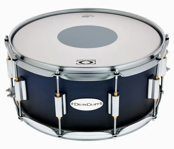DrumCraft Series 6 14"x6,5" Snare -SBB vooraanzicht