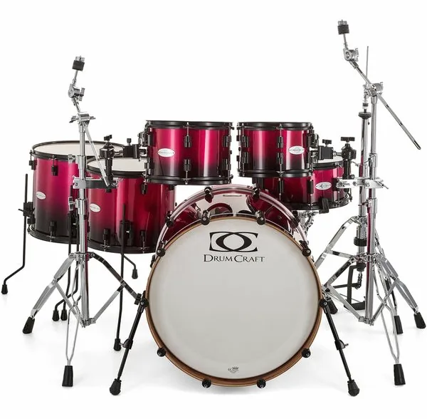DrumCraft Series 6 2up 2down Purple Spkl detail 3