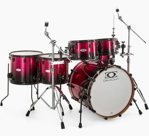 DrumCraft Series 6 2up 2down Purple Spkl detail 4