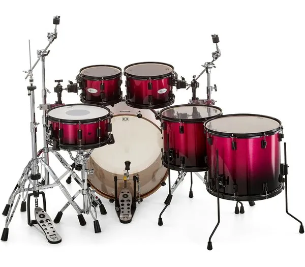 DrumCraft Series 6 2up 2down Purple Spkl detail 5