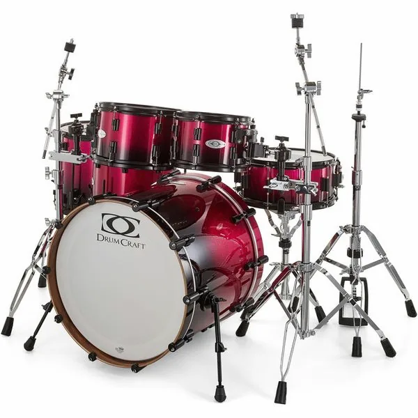 DrumCraft Series 6 2up 2down Purple Spkl vooraanzicht