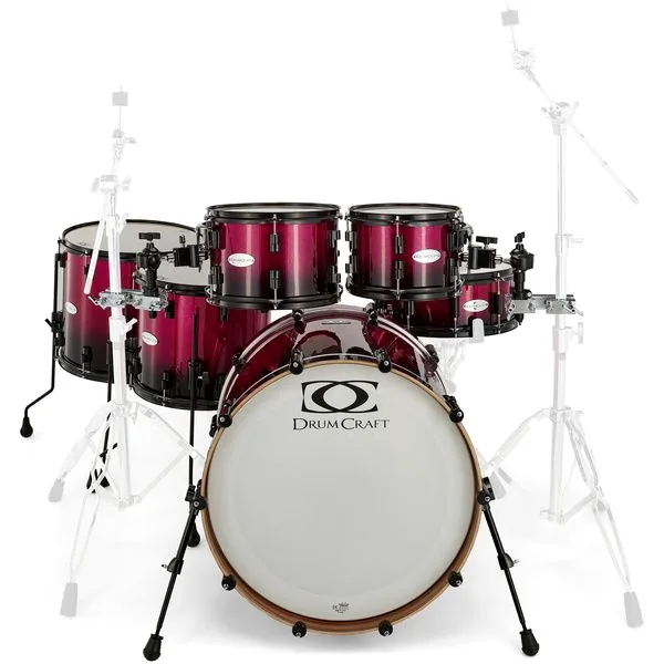 DrumCraft Series 6 2up 2down Purple Spkl detail 3