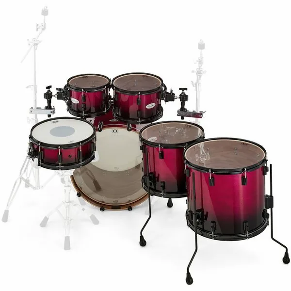 DrumCraft Series 6 2up 2down Purple Spkl detail 5