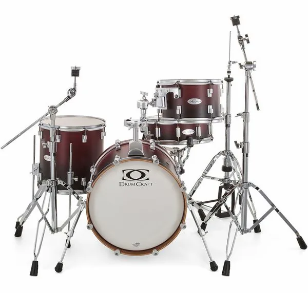 DrumCraft Series 6 Jazz Red Fade detail 3