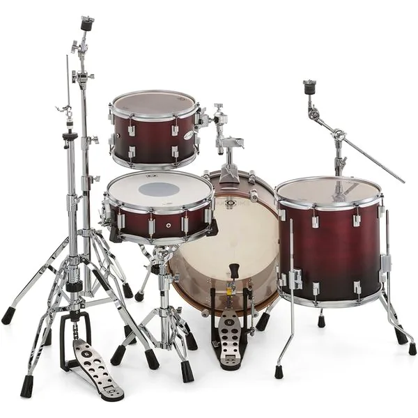DrumCraft Series 6 Jazz Red Fade detail 5