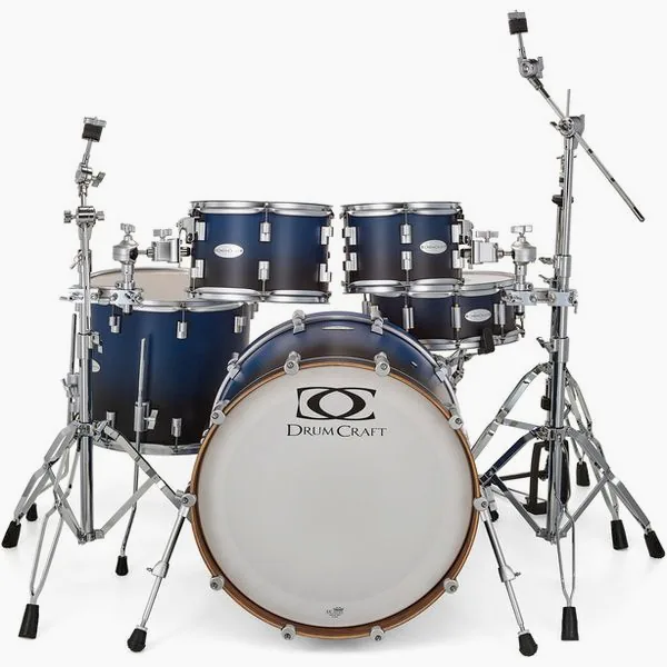 DrumCraft Series 6 Standard Blue Fade detail 3