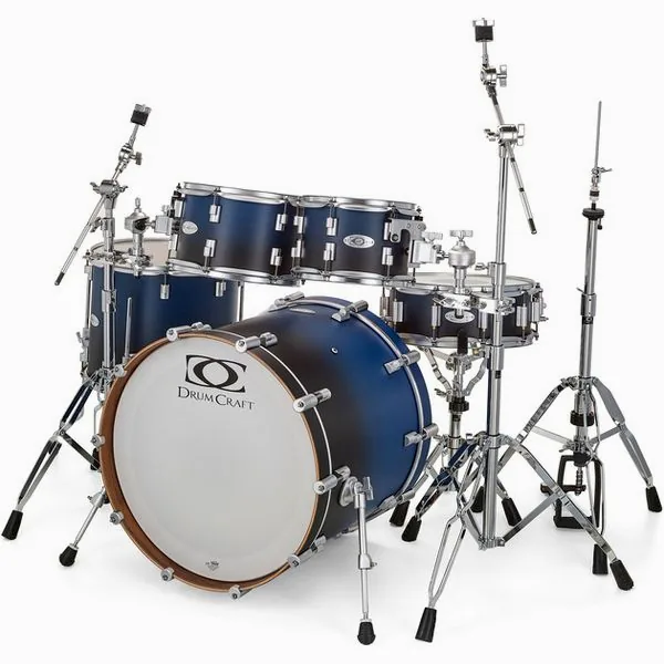 DrumCraft Series 6 Standard Blue Fade vooraanzicht