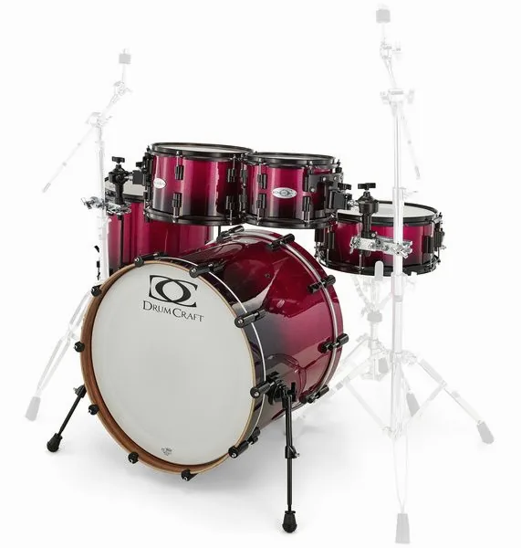 DrumCraft Series 6 Standard Purple Spkl. vooraanzicht