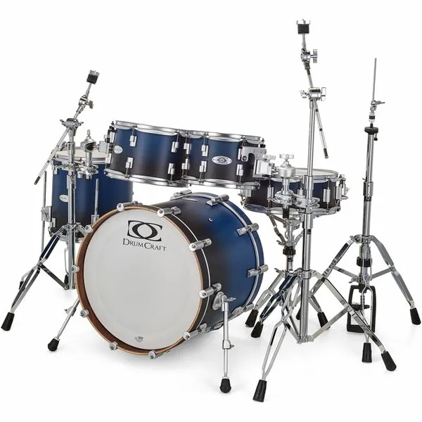 DrumCraft Series 6 Studio Blue Fade vooraanzicht