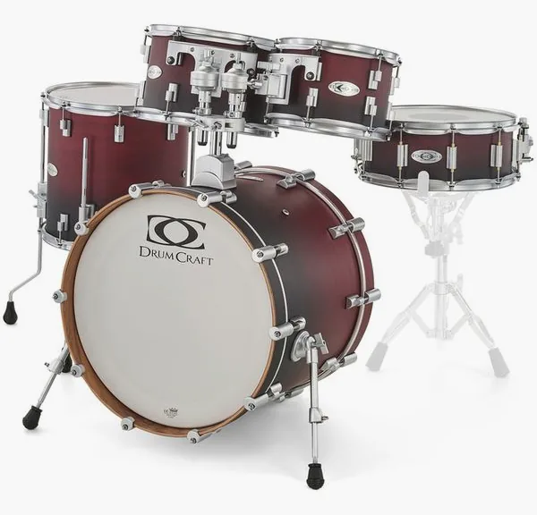 DrumCraft Series 6 Studio Set SBR detail 2