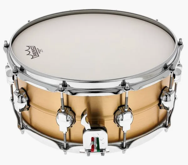 DS Drum 14"x6" Seamless Brass Snare detail 3