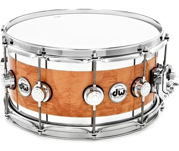 DW 14"07" Snare Exotic Edge detail 2