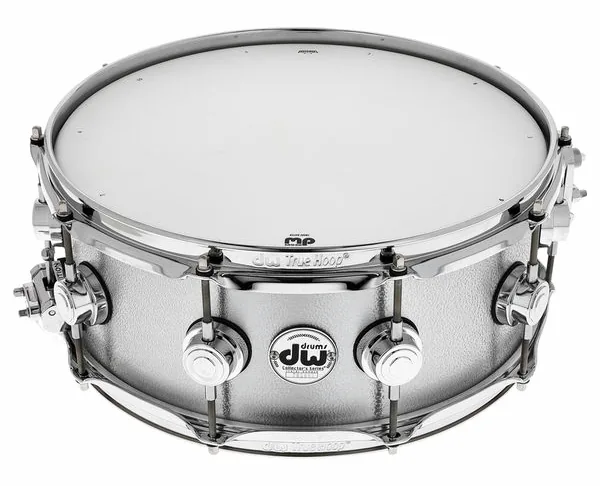 DW 14"x5,5" Aluminium Snare vooraanzicht