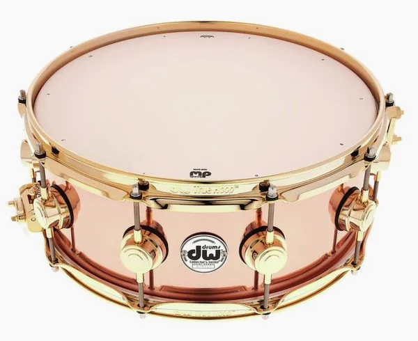 DW 14"x5,5" Copper Snare detail 2