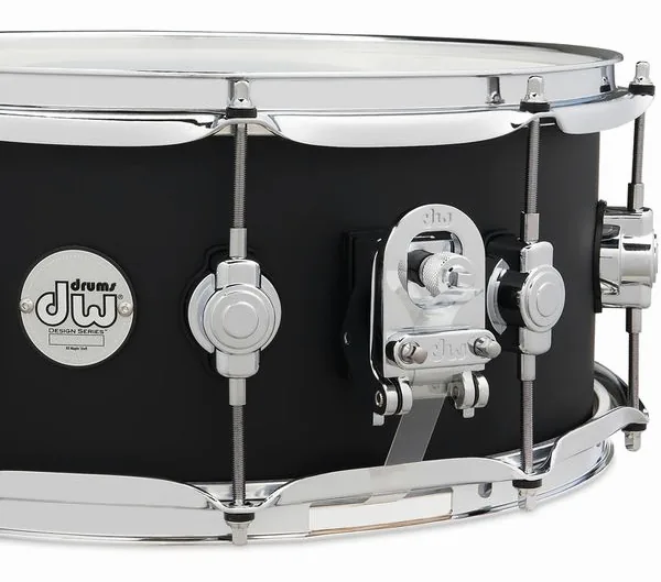 DW 14"x06" Design Black Satin SD detail 5