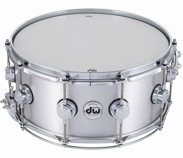 DW 14"x6,5" Aluminium Snare vooraanzicht