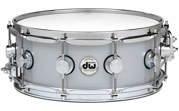 DW 14"x6,5" Thin Aluminium Snare vooraanzicht