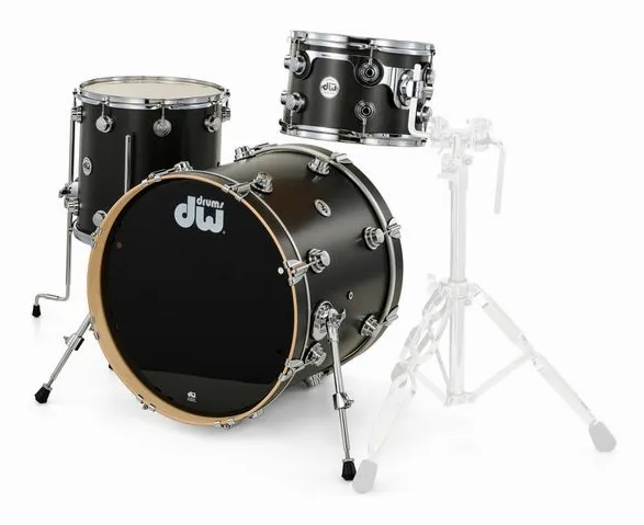 DW 20" Satin Oil Ebony 3pcs Set detail 2