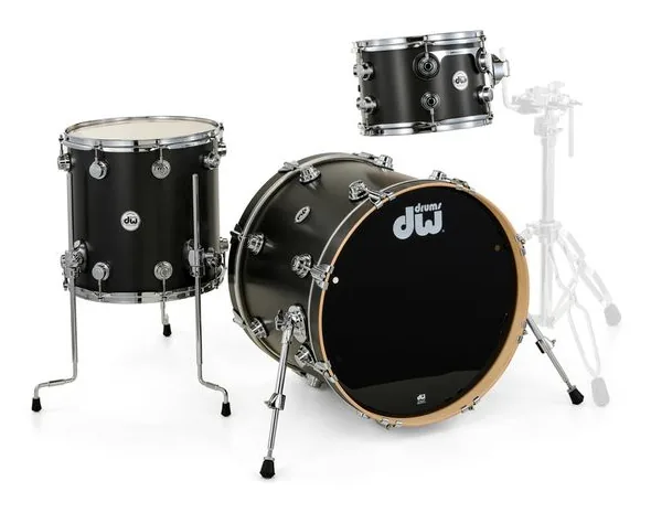 DW 20" Satin Oil Ebony 3pcs Set detail 4