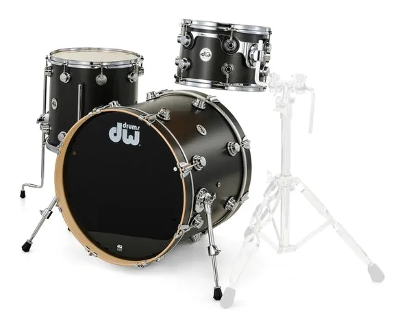 DW 20" Satin Oil Ebony 3pcs Set vooraanzicht