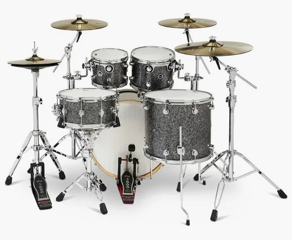 DW DWe E33 Drum Kit Black Galaxy detail 2
