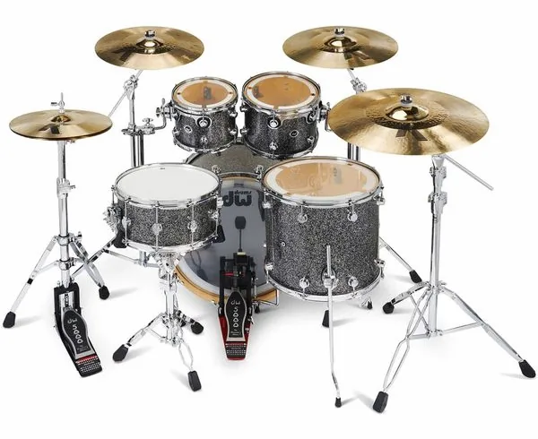 DW DWe E33 Drum Kit Black Galaxy detail 3