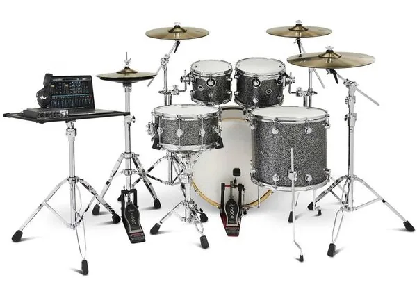 DW DWe E33 Drum Kit Black Galaxy detail 5