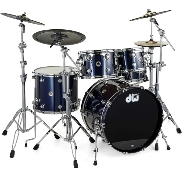 DW DWe E33 Drum Kit Midnight Blue detail 4