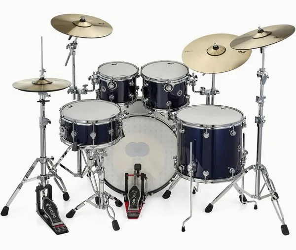 DW DWe E33 Drum Kit Midnight Blue detail 5