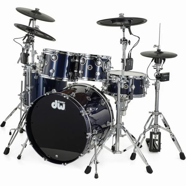 DW DWe E33 V-Cymbal Drum Kit MB vooraanzicht