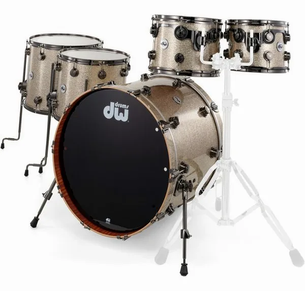 DW Finish Ply Nickel Sparkle MM vooraanzicht