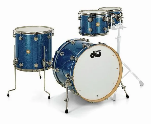 DW Jazz Series Blue Glass detail 3