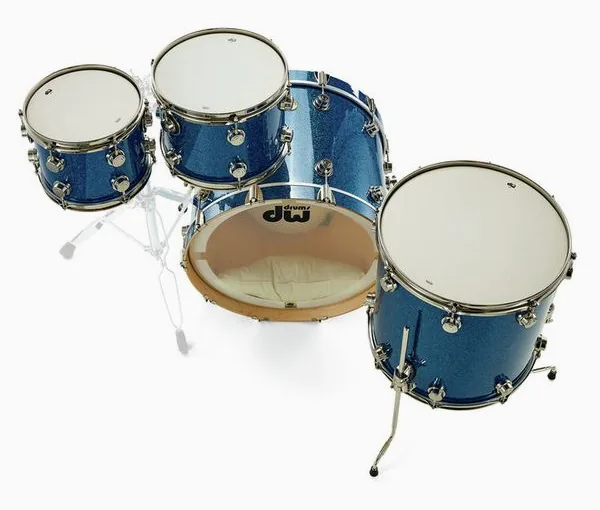 DW Jazz Series Blue Glass detail 5