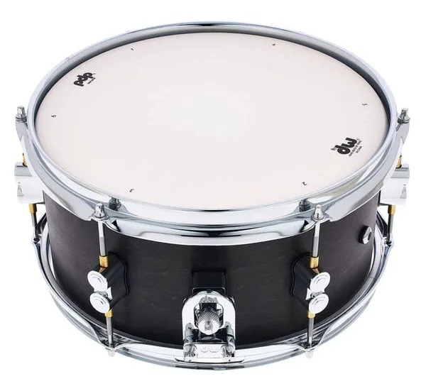 DW PDP 12"x06" Black Wax Snare detail 3