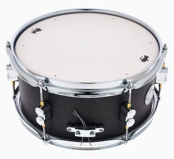DW PDP 12"x06" Black Wax Snare detail 4
