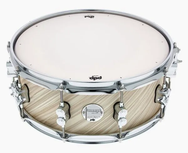 DW PDP 14"x05" CM Twisted Ivory detail 2