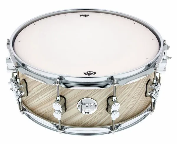 DW PDP 14"x05" CM Twisted Ivory vooraanzicht
