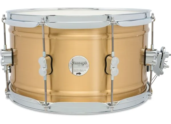 DW PDP 14"x08" Concept Brass vooraanzicht